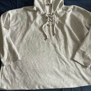 Bellini Light Gray Long Sleeve Hoodie